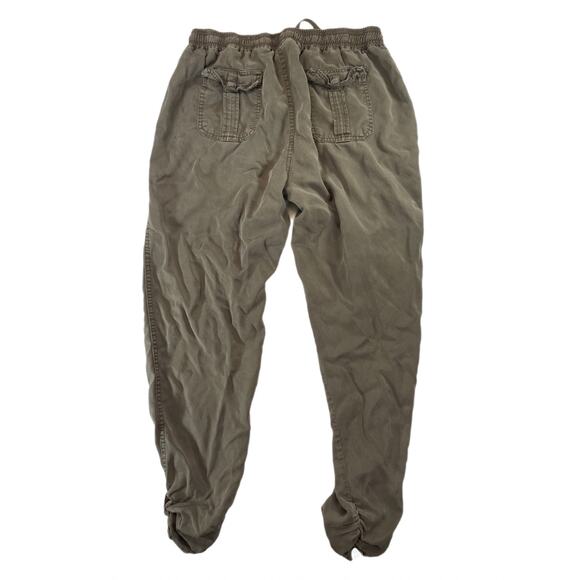 Thread & Supply Women's Tencel Cargo Jogger Pants Olive Green Utility Large - Picture 2 of 8